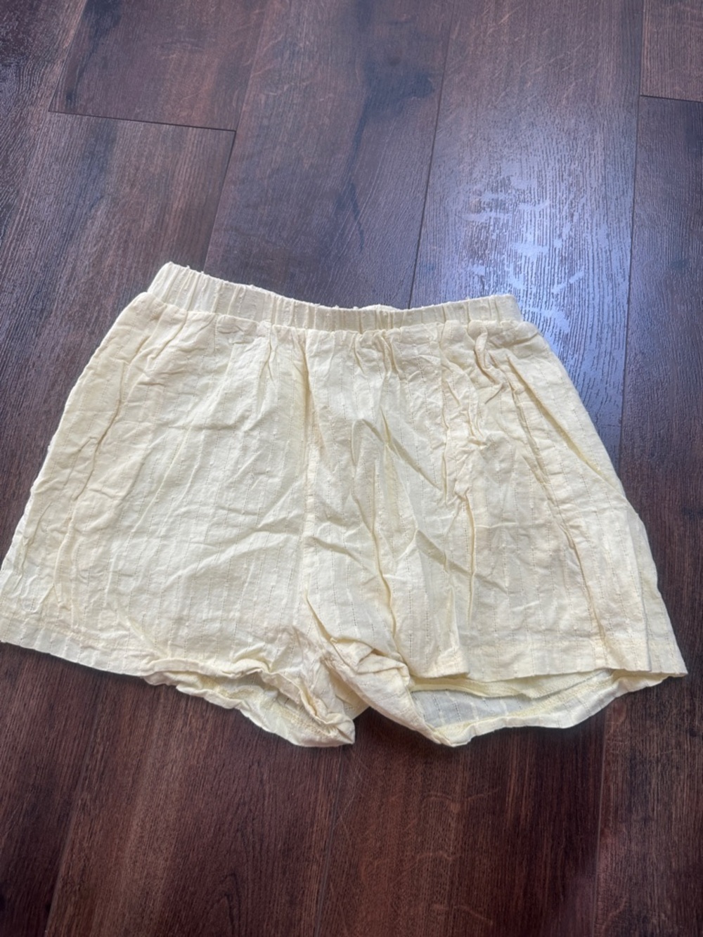 Amazon Women High Waist Shorts - Light Yellow